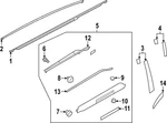 Genuine Subaru Wheel Opening Molding 91112AN81A. Fixed Price $41.83.