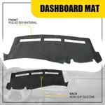 Fits 1999-2006 Chevrolet Silverado 1500 2500 3500 Dash Cover Mat / Charcoal Grey. Fixed Price $22.99.