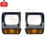 New Front Headlight Door Left & Right Side Fits 1986-1990 Dodge Ramcharger D150. Fixed Price $145.35.