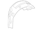 Genuine Toyota Corolla 2019-2025 Quarter Panel Splash Shield Rh, 65637-12070. Fixed Price $99.95.