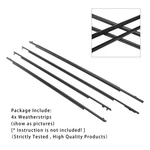 4PCS Door Glass Belt Outer Molding Weatherstrip For Toyota Prius 2010-15. Fixed Price $39.63.