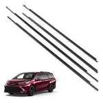 4PCS Door Belt Molding Set For Toyota Sienna 2011-2020 68160-08020 6818008020. Fixed Price $56.32.