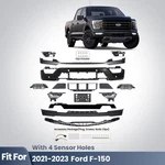 2021 2022 2023 Ford F-150 Front Bumper Cover Assembly Black W/ 4 Sensor Hole. Fixed Price $599.99.