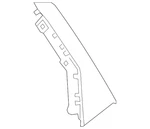 Genuine Audi Door Applique 83A-839-904-B. Fixed Price $103.38.