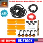 For Cab Moon Sun Visor Hd Light Lenses Leds Bulbs & Wiring Plug Upgrade Kit. Fixed Price $95.99.