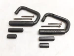 Jeep Jk Wrangler Aftermarket Front Pillar Grab Handles Pair 2007-2017 146184. Fixed Price $45.00.