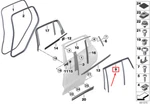 New Bmw X4 F98 Rear Left Door Window Guide Trim 51357416499 Original No Duty. Fixed Price $179.89.