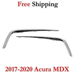 For 2017-2020 Acura Mdx Bumper Trim Molding Front Left & Right Side Chrome 2PC. Fixed Price $174.60.