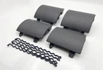 Mercedes W140 S-class Jack Point Cover Set With Tethers A1406980330. Fixed Price $109.95.