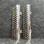 2 Vtg Chrome Vent Window Visor Silencers Gor. Dag Industries Low Rider. Fixed Price $69.99.