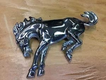 1983 Ford Mustang Chrome "bucking Horse" Emblem E3ZB-16C144-AA. Fixed Price $40.00.