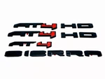 Gloss Red Black Overlay 2020-25 AT4 Emblem Kit Fit Gmc Sierra 2500HD 3500HD. Fixed Price $66.89.