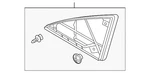 Genuine Mazda Fender Molding C513-69-16YA. Fixed Price $48.10.