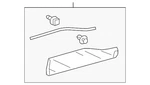 Genuine Toyota Door Molding 75077-0R190-C0. Fixed Price $221.50.