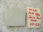 Mercedes Benz W210 E-class Clk Left Rear White Jack Point Cover Hole Clip Trim. Fixed Price $25.00.