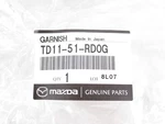 Genuine Oem Mazda TD11-51-RD0G Driver Rear Door Lower Molding 2007-15 CX-9. Fixed Price $110.65.