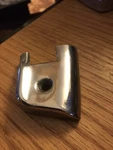 1959L-60 Corvette Door End Cap, Original Used Right Hand, Buffed Gm #3757152. Fixed Price $85.00.
