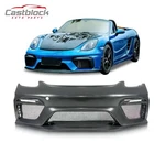 For 2013-2016 Porsche 981 Boxster Cayman GT4-STYLE Front Bumper+drl W/o Washer. Fixed Price $1325.00.