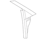 Genuine Jaguar Rear Molding C2D29350. Fixed Price $65.14.