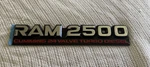 Fender Emblem-st, Vin: Mopar 55295313AC Fits 01-02 Dodge Ram 2500 (0146). Fixed Price $200.00.