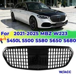 For 2021-2025 Mercedes-benz W223 S450L S500 S580 S680 Maybach Front Grille W/acc. Fixed Price $159.60.