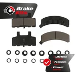 Front Ceramic Brake Pads For 1988-1999 Chevrolet K1500 C1500. Fixed Price $30.82.