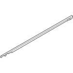 Hyundai Genesis G70 W/strip Assembly-rear Dr Belt Outside Oem New 83220G9000. Fixed Price $163.59.