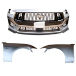 Front Bumper Cover Grille Fender Set Iconic Silver 2024- 26 Ford Mustang Gt. Fixed Price $1159.83.