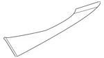 Genuine Nissan Body C-pillar Molding 78126-5EF0A. Fixed Price $82.27.