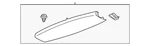 Genuine Gm Upper Gate Trim 84445037. Fixed Price $71.26.