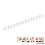 2011-2018 Volkswagen Jetta Front Left Belt Molding New Oem 5C6-837-477-B-5AP. Fixed Price $84.95.