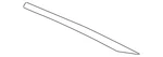 Genuine Nissan Body C-pillar Molding 78873-6GP0A. Fixed Price $280.79.