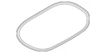 Genuine Nissan Deck Lid Seal 84830-1ET0B. Fixed Price $290.57.