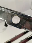 Rear Trim Trunk Lock Chrome 73-80 Mercedes 300SD 450SEL 280SE 350SEL. Fixed Price $135.00.