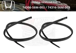 Honda Genuine Roof Molding Rh & Lh 74306-S6M-003/74316-S6M-003 Rsx Integra Oem. Fixed Price $161.99.