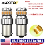 2-20X Auxito 1156 Amber Led Turn Signal Light Bulbs Error Free Anti Hyper Flash. Fixed Price $121.12.