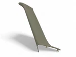 Mini Cooper Left Interior Pillar Column Cover Beige 51437267685 10-14 R55 R56. Fixed Price $39.99.