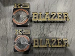Nos New Old Stock Oem K5 Blazer Fender Emblems 1976-80 #349697 Chevy. Fixed Price $155.00.