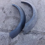 07-11 Dodge Nitro Front Fender Flare Molding Set Pair Oem Textured. Fixed Price $225.00.