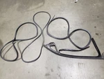 Right Front Door Window Rubber Seal - 2006 Bentley Flying Spur Sedan 3W5837432. Fixed Price $200.00.