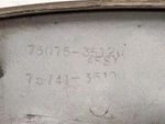 Toyota 4 Runner SR5, Rear Right Large Door Moulding, 96-02, Silver, 75075-35120. Fixed Price $139.52.