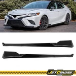 Fits 18-24 Toyota Camry Xse Trd Style Side Skirts Rocker Panel Gloss Black Pp. Fixed Price $76.99.
