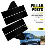 For Chevy Silverado Gmc Sierra 1500 2019-2024 6X Black Pillar Posts Window Trim. Fixed Price $15.99.