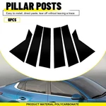 6PCS Pillar Posts Door Window Trim Cover Set Kia Forte 2019-2024 Sedan Black. Fixed Price $12.99.