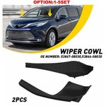 Windshield Wiper Side Cowl Extension Cover Trim For Toyota Sienna 2021-25 2-20X. Fixed Price $106.87.