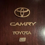 97 98 99 00 01 Toyota Camry Gold Rear Trunk Emblem Ornament Badge Logo Set. Fixed Price $45.00.