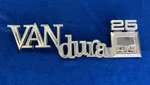 As-is Vintage 1979-1982 Gmc Series "van Dura 25" Front Fender Emblem. Fixed Price $24.30.