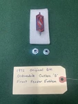 1972 Original Gm Oldsmobile Cutlass Front Fender Emblem. Fixed Price $33.00.