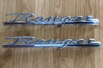 2)-1967 Thru 1972 Ford Ranger Series Truck Emblem. Fixed Price $75.00.