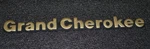 1993-98 Jeep Grand Cherokee Gold Fender Emblem Badge Logo Symbol Name Plate. Fixed Price $14.99.